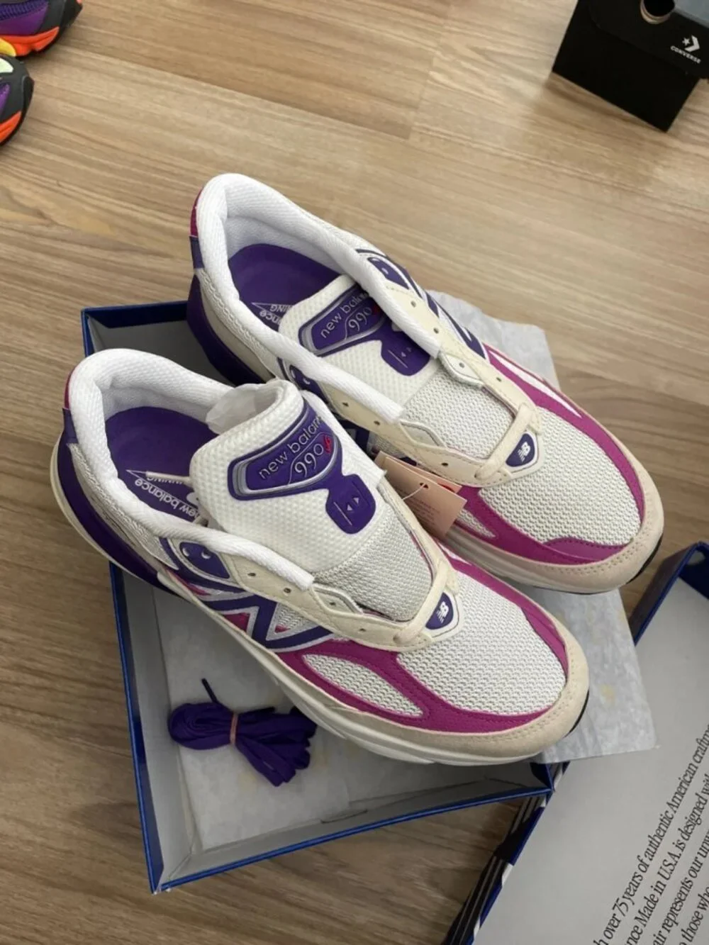 New Balance 990v Purple White Men’s Size US 9